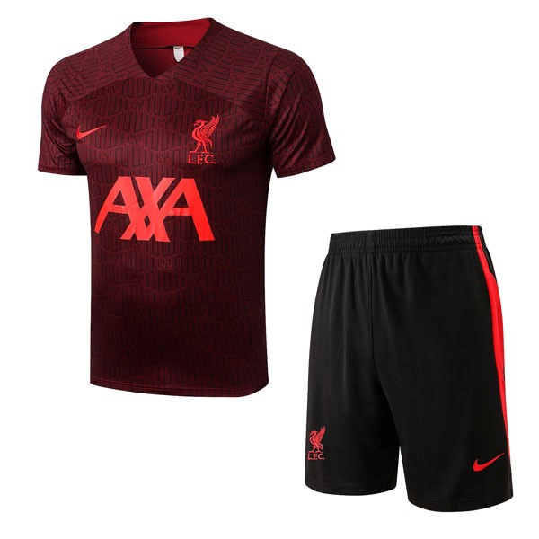 Maglia Formazione Liverpool Set Completo 22/23 Rosso 4